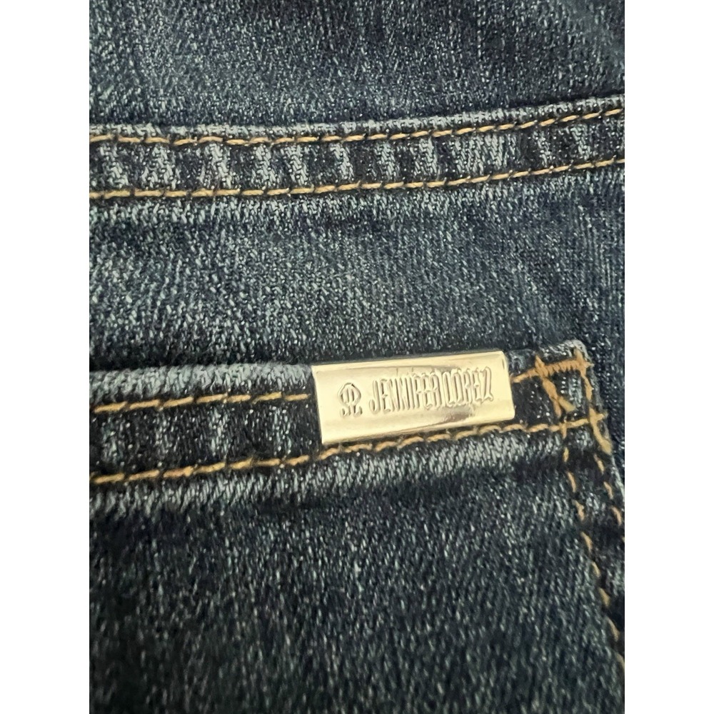 Jennifer Lopez Jeans Women's 18W Boyfriend Stretch Denim Mid Rise Straight Leg - Picture 12 of 13